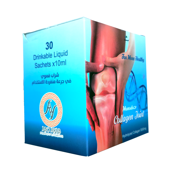 Single-serve sachet of Dr. Noun Collagen Joint for easy daily flexibility support. Title: collagen-joint-sachet-packaging.