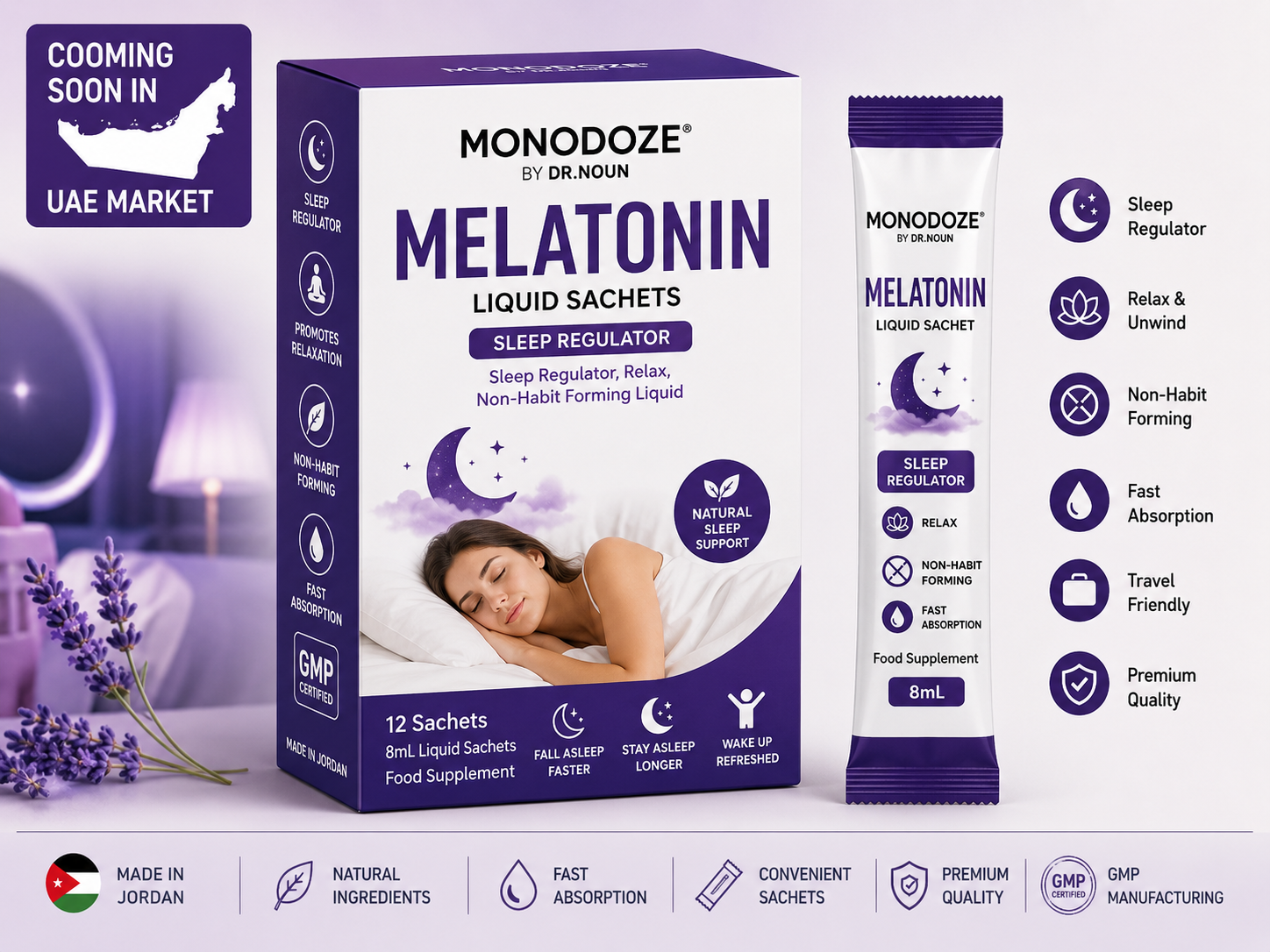 Monodoze Melatonin | Premium Food Supplement | DR.NOUN UAE