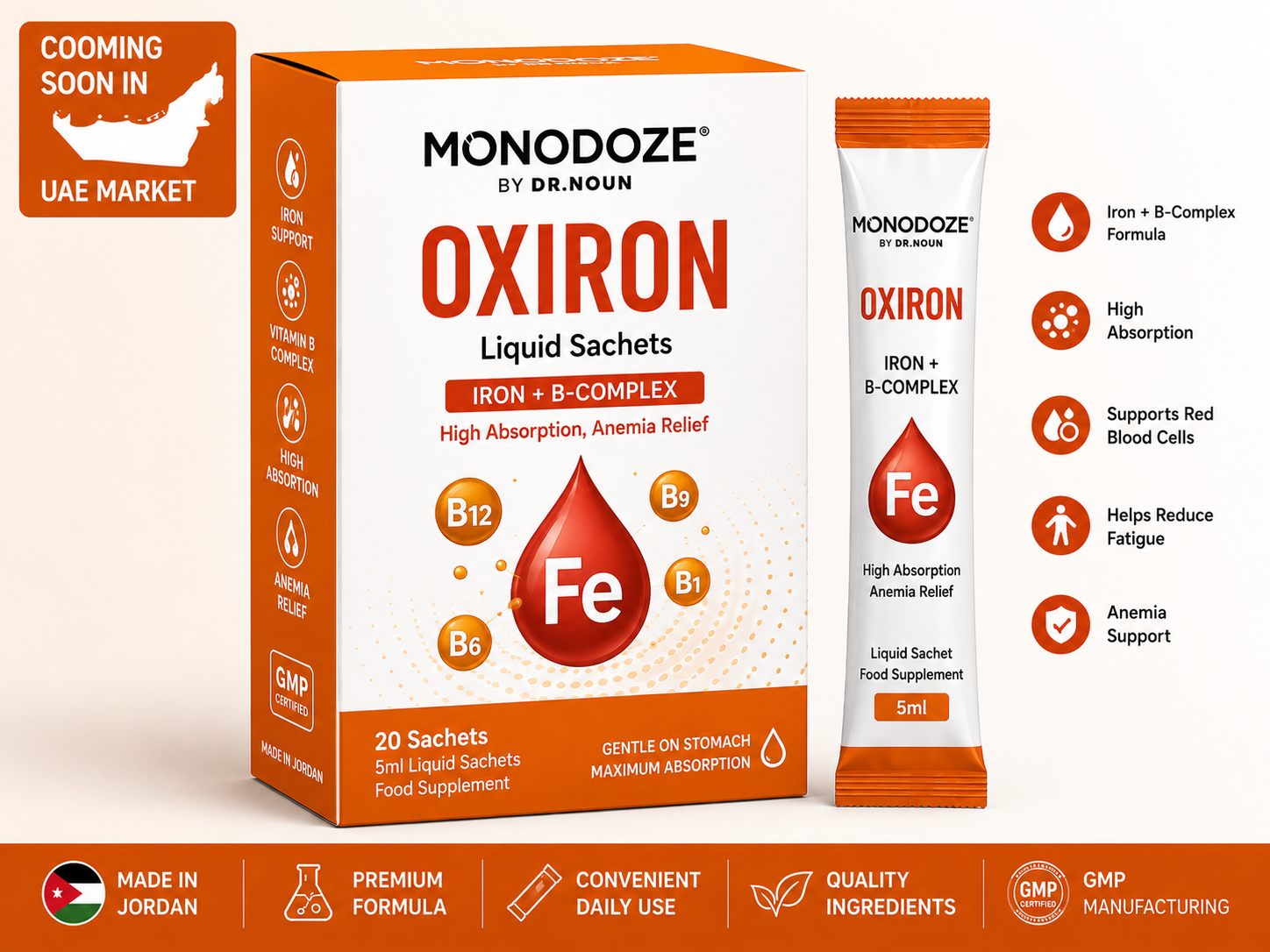 Monodoze Oxiron | Premium Food Supplement | DR.NOUN UAE